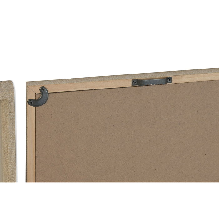 DKD Home Decor Cuadro Tropical Verde Beige