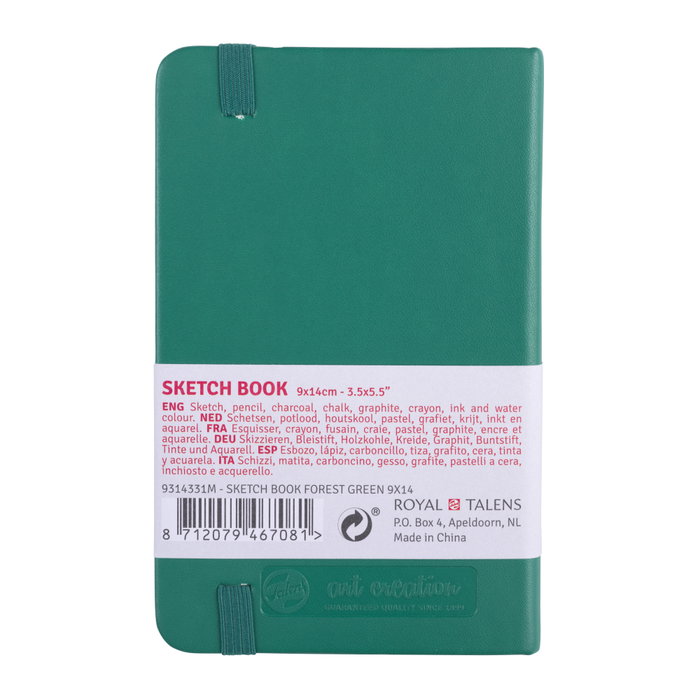 Talens Art Creation Cuaderno de Bocetos Verde bosque 9 x 14 cm Talens Art Creation Cuaderno de Bocetos Verde bosque 9 x 14 cm