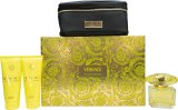 Versace Yellow Diamond Gift Set 90ml EDT + 100ml Body Lotion + 100ml Shower Gel