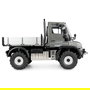 AMEWI Mercedes-Benz Unimog Geräteträger 4WD 1:10 ARTR Anthracita - Camión Off-Road Eléctrico, ESC, 2.4 GHz, Para +14 Años