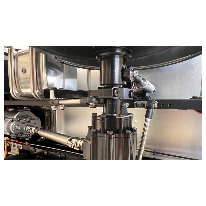 AMEWI Mercedes-Benz Unimog Geräteträger 4WD 1:10 ARTR Anthracita - Camión Off-Road Eléctrico, ESC, 2.4 GHz, Para +14 Años