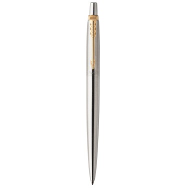 Parker Bolígrafo Jotter Acero Inoxidable con Detalles Dorados y Tinta Azul Parker Bolígrafo Jotter Acero Inoxidable con Detalles Dorados y Tinta Azul