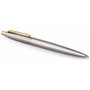 Parker Bolígrafo Jotter Acero Inoxidable con Detalles Dorados y Tinta Azul