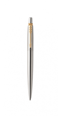 Parker Bolígrafo Jotter Acero Inoxidable con Detalles Dorados y Tinta Azul Parker Bolígrafo Jotter Acero Inoxidable con Detalles Dorados y Tinta Azul