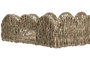 DKD Home Decor Set de 2 Bandejas de Decoración de Seagrass y Metal, Natural, 48x33x10 cm