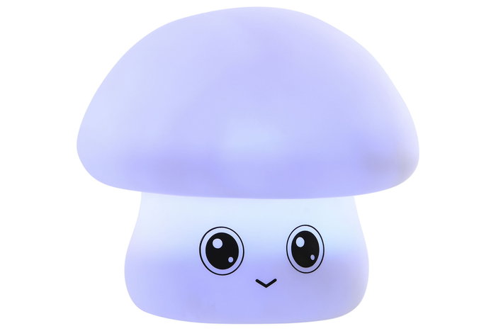 DKD Home Decor Quitamiedo infantil Baby Decoración Luminosa LED PVC Blanco 12 x 12 x 12 cm (6 Unidades)