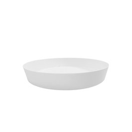 Plastiken Plato de Inyección para Maceta Blanco Ø14cm