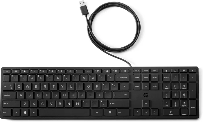 HP Teclado de sobremesa 320K con cable USB Negro HP Teclado de sobremesa 320K con cable USB Negro