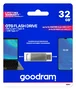 Goodram ODA3 Pendrive USB 3.2 Gen 1, 32 GB, Tipo-A y Tipo-C, Hasta 60 MB/s, Metal Plata