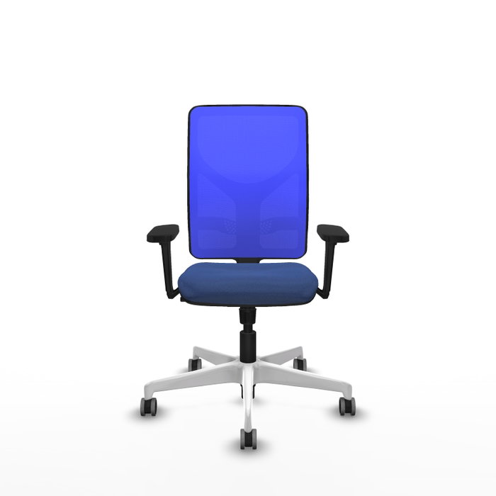 PIQUERAS Y CRESPO Silla de oficina Motilla con mecanismo Sincro, Azul