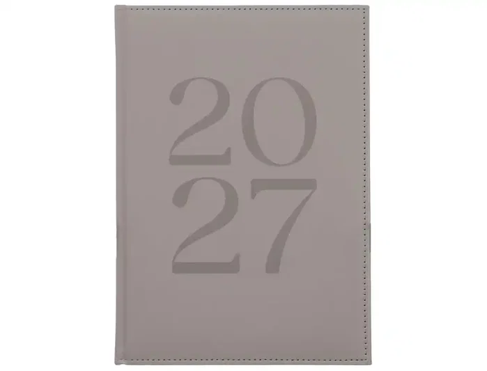 Liderpapel Agenda de Oficina 2027 Semana Vista A5 Gris