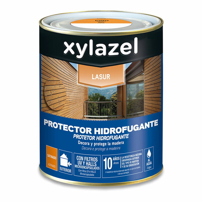 Xylazel Lasur decorativo al agua pino satinado 750 ml Xylazel Lasur decorativo al agua pino satinado 750 ml