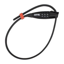 Zefal K-Traz Zip3 XL Candado de Cable con Combinación 700mm - Nivel de Seguridad 3 – Negro