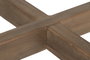 DKD Home Decor Mesa de Comedor 240x100x76 cm Teca Reciclada Desmontable