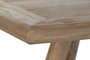 DKD Home Decor Mesa de Comedor 240x100x76 cm Teca Reciclada Desmontable