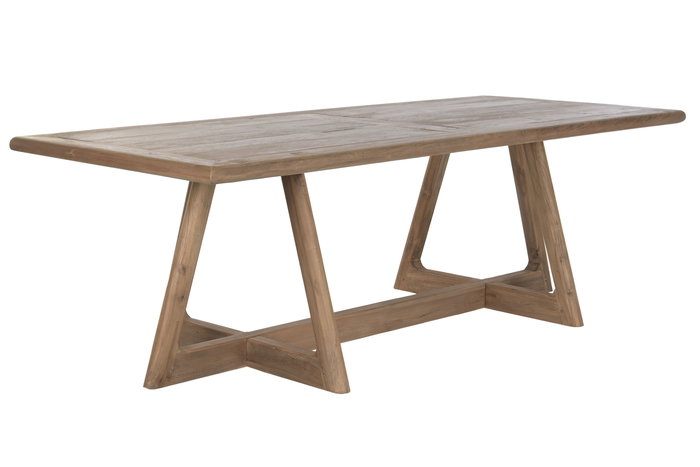 DKD Home Decor Mesa de Comedor 240x100x76 cm Teca Reciclada Desmontable DKD Home Decor Mesa de Comedor 240x100x76 cm Teca Reciclada Desmontable