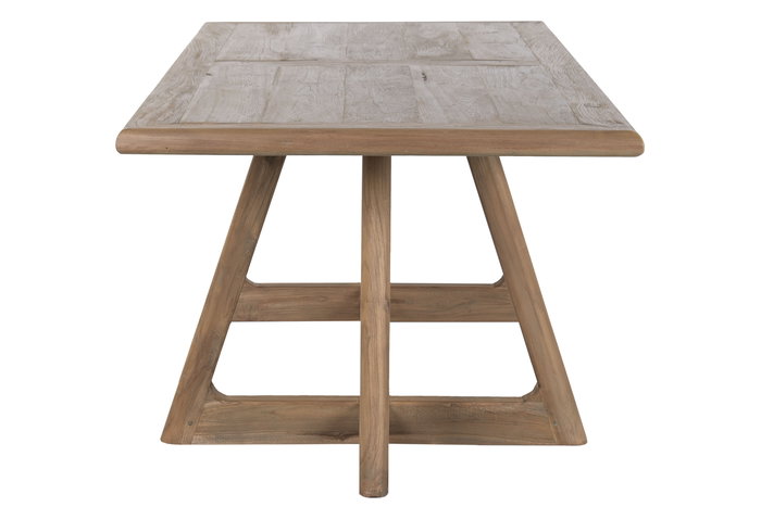 DKD Home Decor Mesa de Comedor 240x100x76 cm Teca Reciclada Desmontable DKD Home Decor Mesa de Comedor 240x100x76 cm Teca Reciclada Desmontable