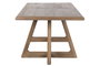 DKD Home Decor Mesa de Comedor 240x100x76 cm Teca Reciclada Desmontable