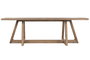 DKD Home Decor Mesa de Comedor 240x100x76 cm Teca Reciclada Desmontable
