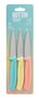 Inde Set de 3 Cuchillos Pelador 9cm Basic
