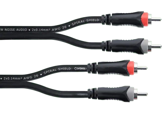 Cordial Cable de Audio Dual RCA/RCA 6 Metros Cordial Cable de Audio Dual RCA/RCA 6 Metros