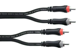 Cordial Cable de Audio Dual RCA/RCA 6 Metros