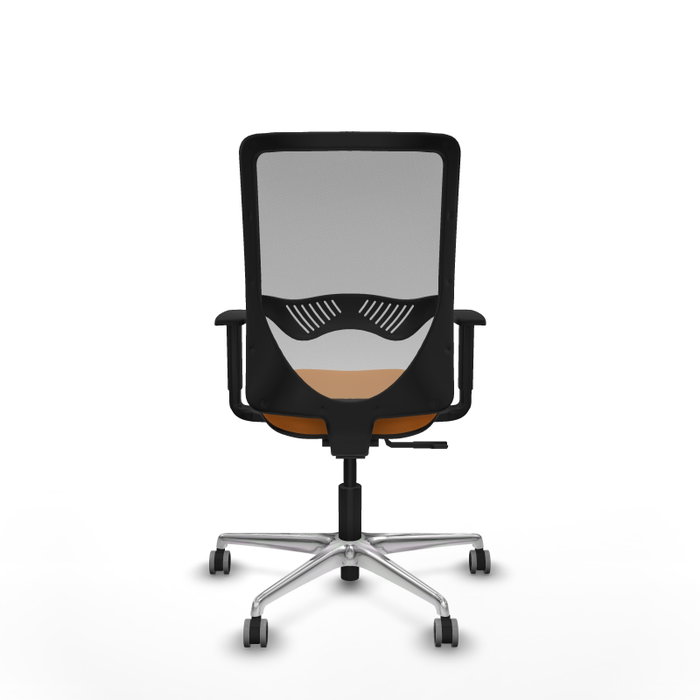 PIQUERAS Y CRESPO Silla de oficina Zulema Naranja y Gris