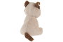 DKD Home Decor Peluche Gato Beige Blanco 25 x 26 x 15 cm (6 Unidades)