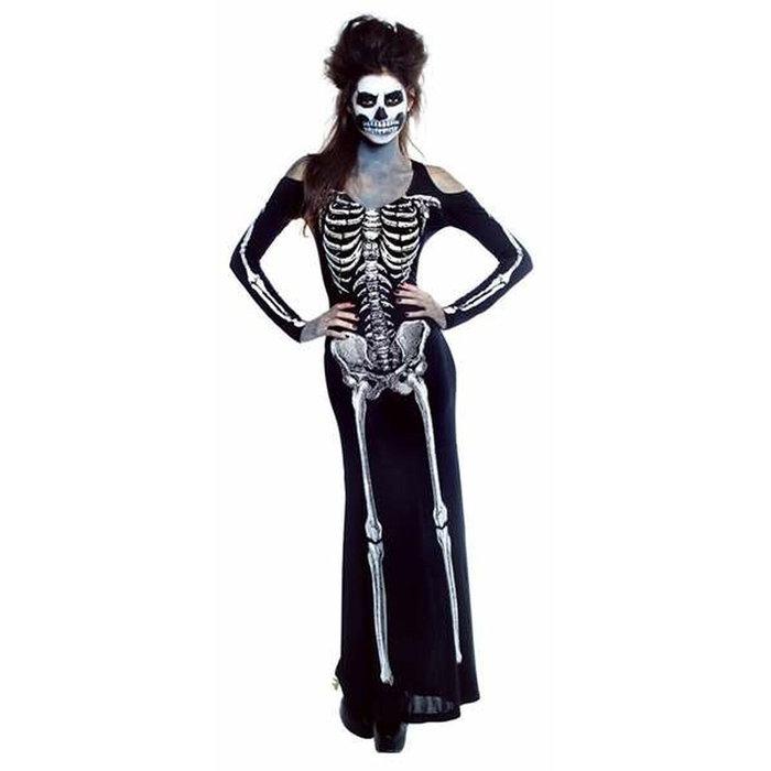 Creaciones Llopis Disfraz Adulto Vestido Skelet Sexy Talla L