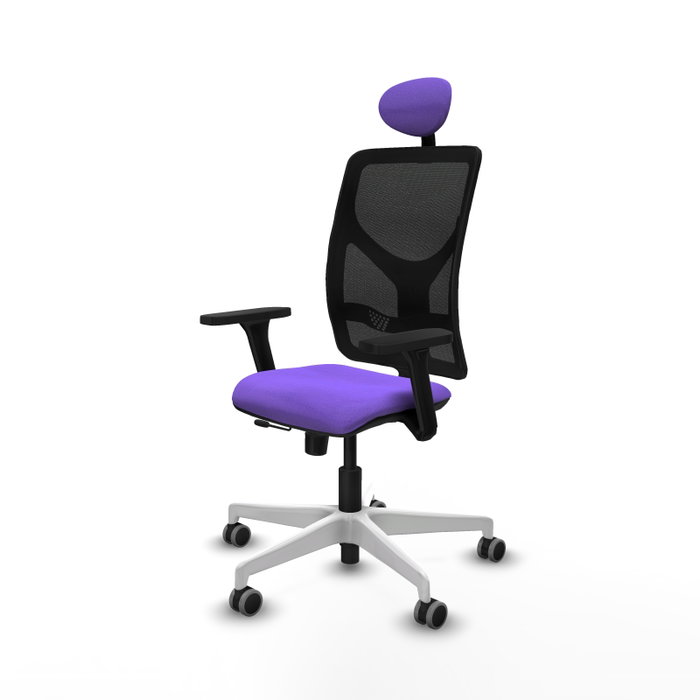 PIQUERAS Y CRESPO Silla de oficina Motilla con mecanismo Sincro/Traslack, Lila y Negro PIQUERAS Y CRESPO Silla de oficina Motilla con mecanismo Sincro/Traslack, Lila y Negro