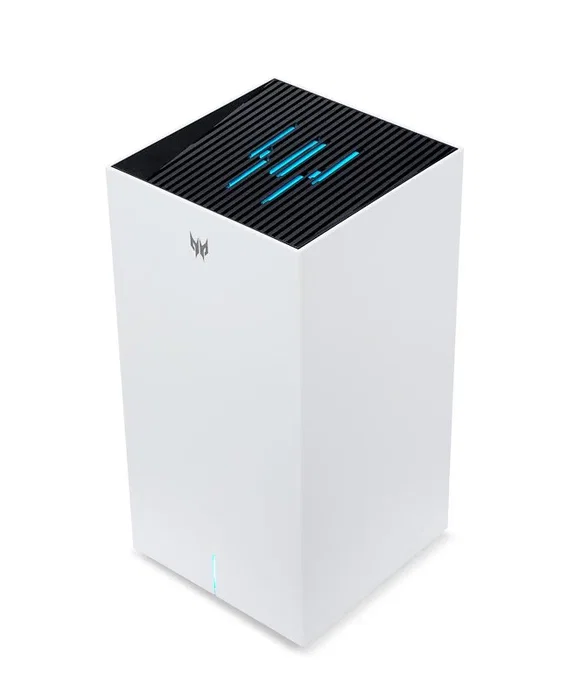 Acer Predator Connect T7 Router Mesh Wi-Fi 7 Tribanda (2.4/5/6 GHz) hasta 10755 Mbps, 3 Puertos Gigabit/2.5G, Enrutador Inalámbrico, Blanco