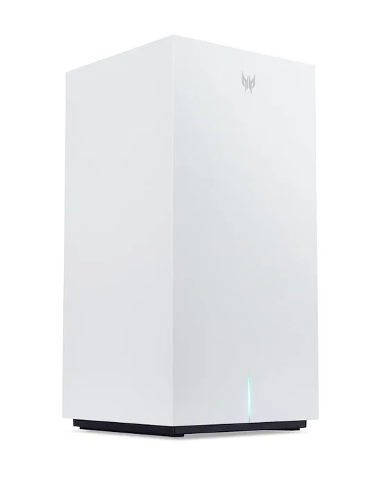 Acer Predator Connect T7 Router Mesh Wi-Fi 7 Tribanda (2.4/5/6 GHz) hasta 10755 Mbps, 3 Puertos Gigabit/2.5G, Enrutador Inalámbrico, Blanco