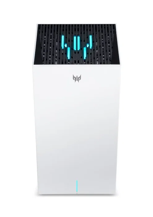 Acer Predator Connect T7 Router Mesh Wi-Fi 7 Tribanda (2.4/5/6 GHz) hasta 10755 Mbps, 3 Puertos Gigabit/2.5G, Enrutador Inalámbrico, Blanco