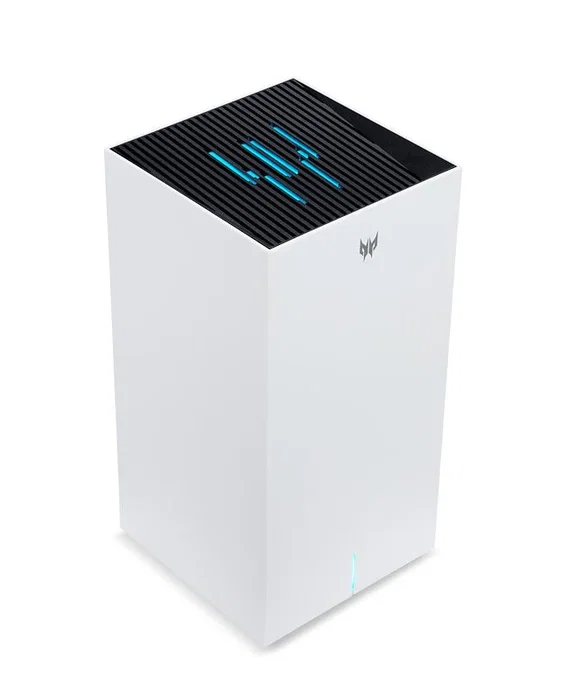 Acer Predator Connect T7 Router Mesh Wi-Fi 7 Tribanda (2.4/5/6 GHz) hasta 10755 Mbps, 3 Puertos Gigabit/2.5G, Enrutador Inalámbrico, Blanco