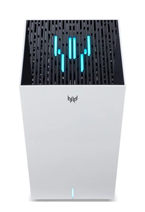 Acer Predator Connect T7 Router Mesh Wi-Fi 7 Tribanda (2.4/5/6 GHz) hasta 10755 Mbps, 3 Puertos Gigabit/2.5G, Enrutador Inalámbrico, Blanco