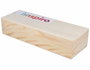Innspiro Plumier de madera de pino macizo y chapa 23x8x5cm