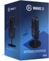 Elgato Wave:3 Micrófono de superficie para mesa Negro