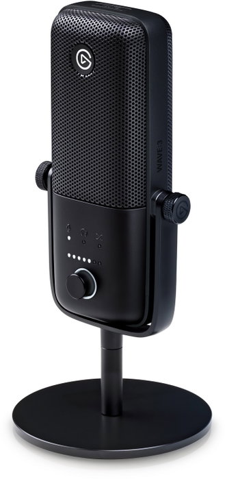 Elgato Wave:3 Micrófono de superficie para mesa Negro