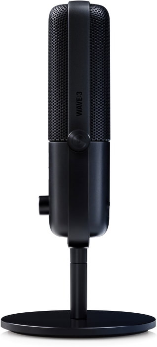 Elgato Wave:3 Micrófono de superficie para mesa Negro