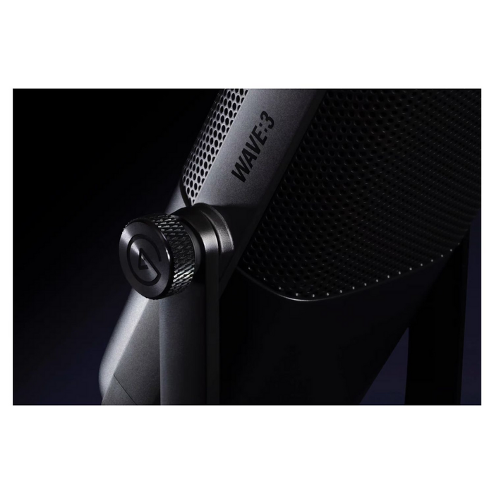 Elgato Microfono USB Wave:3 - 10MAB9901 - Negro - Microfono de Condensador para Streaming y Grabacion Elgato Microfono USB Wave:3 - 10MAB9901 - Negro - Microfono de Condensador para Streaming y Grabacion