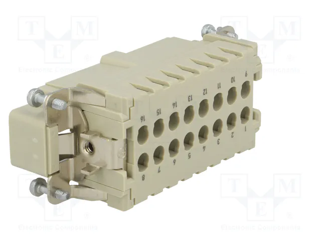 HARTING Han® Ex Plantilla de Contacto Macho 16A 90V