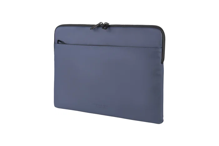 Tucano BFGOM1314-B Funda para Portátil 14" (35,6 cm) Azul, Resistente al Agua, Compatible con MacBook Pro 14", GRS Reciclado