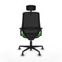 PIQUERAS Y CRESPO Silla de oficina Mardos con Mecanismo Sincro/Traslack, Verde y Negro