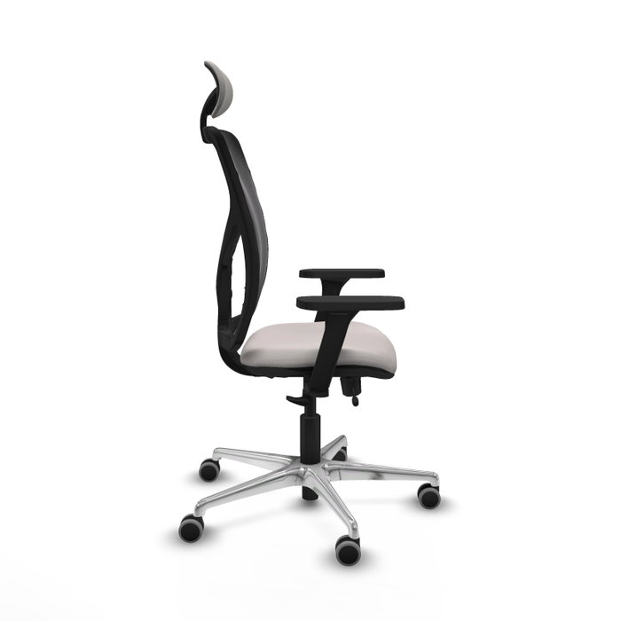 PIQUERAS Y CRESPO Silla de oficina Motilla Blanco y Negro PIQUERAS Y CRESPO Silla de oficina Motilla Blanco y Negro