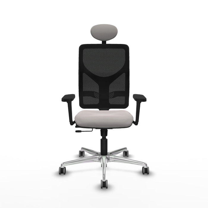 PIQUERAS Y CRESPO Silla de oficina Motilla Blanco y Negro PIQUERAS Y CRESPO Silla de oficina Motilla Blanco y Negro