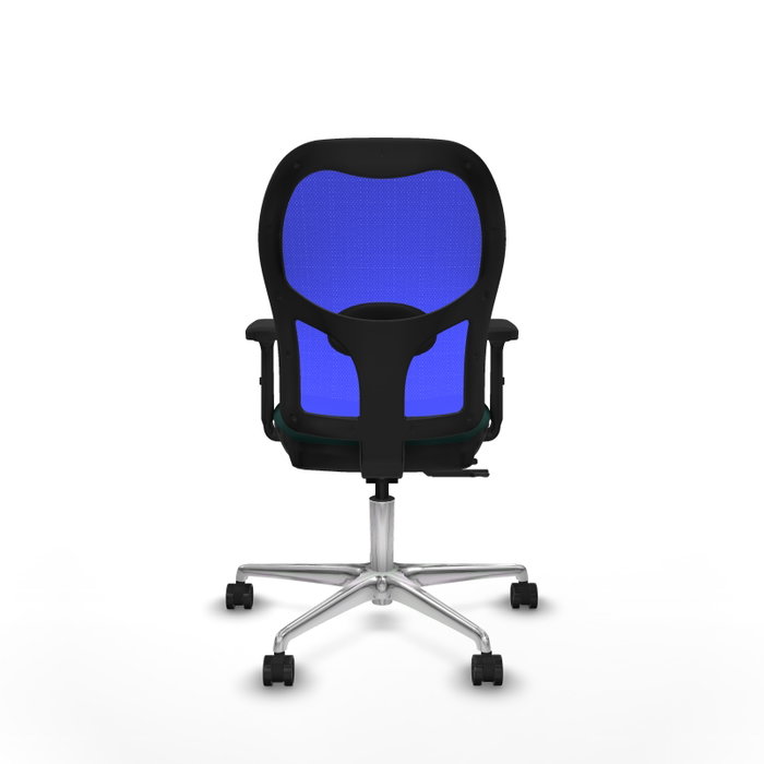 PIQUERAS Y CRESPO Silla de oficina Jorquera con mecanismo Sincro/Traslack Verde botella y Azul PIQUERAS Y CRESPO Silla de oficina Jorquera con mecanismo Sincro/Traslack Verde botella y Azul