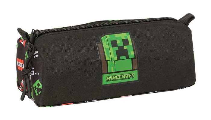 Safta Portatodo Minecraft - Maleta o baúl de almacenaje para juguetes, 21 x 8 x 7 cm