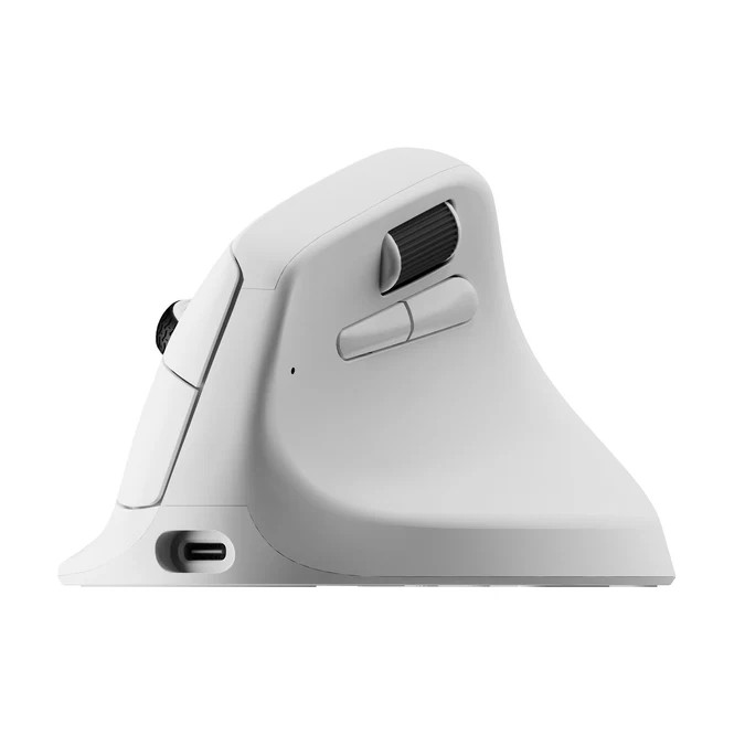 Keychron M5 Ratón Vertical Inalámbrico Blanco