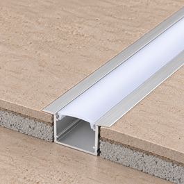 Greenice Perfil de Aluminio para Tira LED con Difusor Opal de 2M
