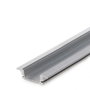 Greenice Perfil de Aluminio para Tira LED con Difusor Opal de 2M